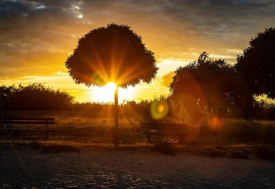 Abendstimmung Haffhotel